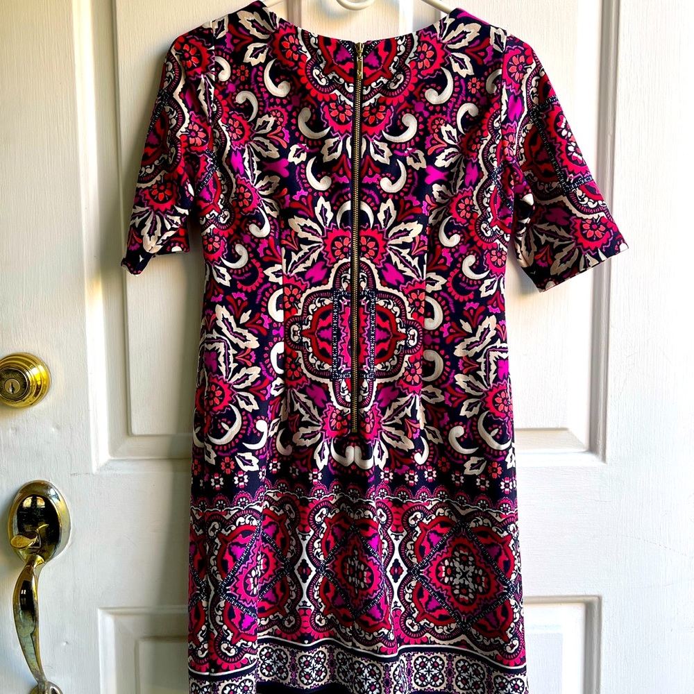 Print A-line Dress